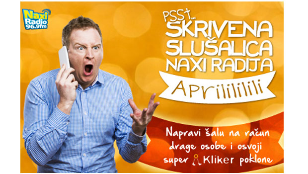 Prvoaprilska Naxi skrivena slušalica