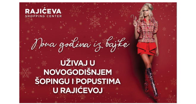 Novogodišnji popusti u Rajićeva Shopping Center-u
