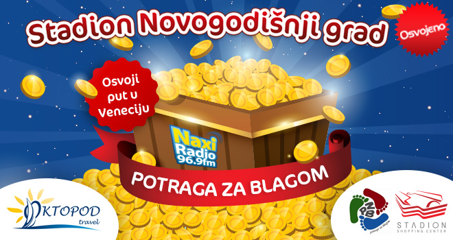 Pronađi blago u Stadionu i otputuj u Veneciju!