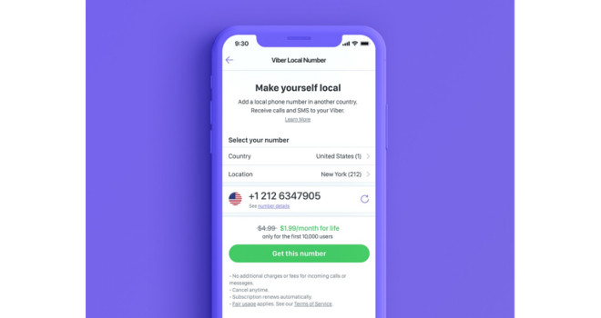 Viber lokalni broj bez troškova rominga
