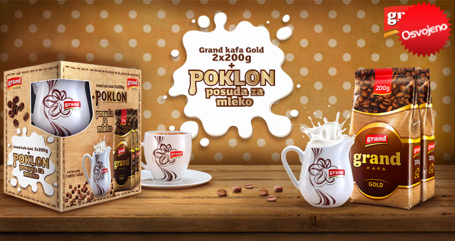 Osvoji nove Grand kafa Gold setove