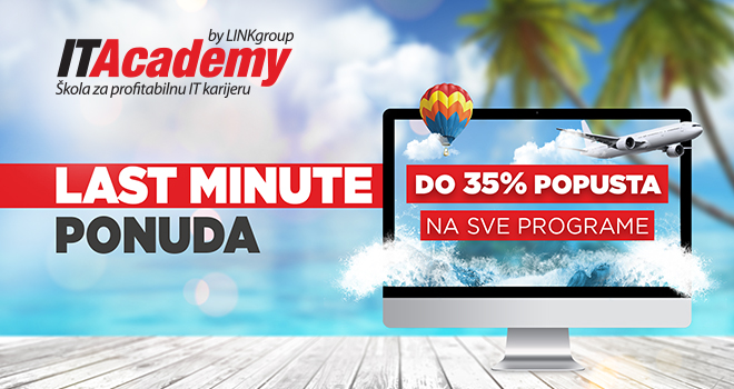 Uštedite preko 650 evra i pođite na put od početnika do uspešnog IT profesionalca
