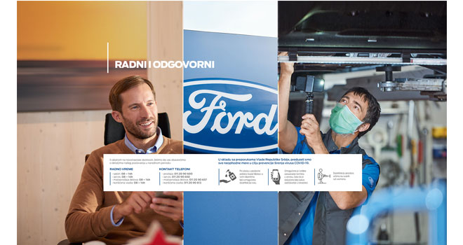 PickUp&Clean: Fordovi servisi u Beogradu, Novom Sadu i Subotici
