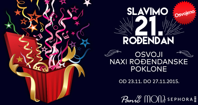 Čestitaj Naxi radiju rođendan i osvoji poklone