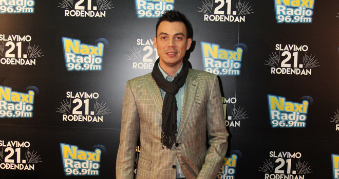 Željko Vasić na dočeku u Aranđelovcu