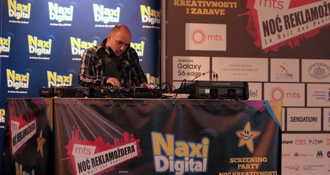 Naxi DJ korner u Noći reklamoždera