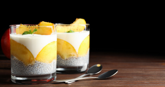 Čia puding sa breskvama