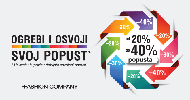Fashion Company: Posebni popust kuponi