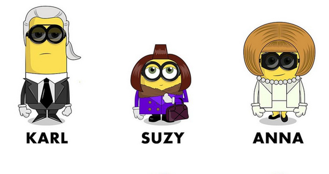 Modni eksperti kao Minionsi
