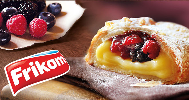 Voćna štrudla sa sladoledom