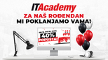 Velika rođendanska akcija ITAcademy: 40% popusta za prijave do nedelje