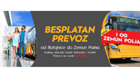 Besplatan prevoz vikendom do Zemun parka