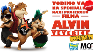 Vodimo Vas na Naxi projekciju filma Alvin i veverice: Velika avantura