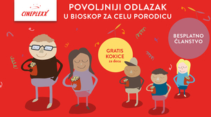 Povoljniji odlazak u bioskop za celu porodicu