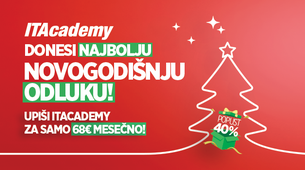 Donesite najbolju novogodišnju odluku: Upišite ITAcademy za samo 68 evra mesečno