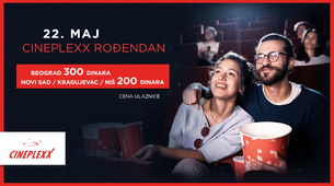 Cineplexx bioskopi slave rođendan 22. maja