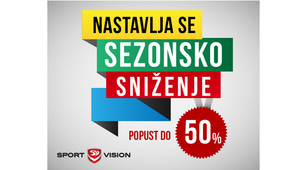 Veliko sezonsko sniženje u Sport Vision-u