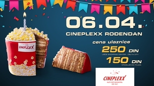 Cineplexx slavi rođendan uz pogodnosti za publiku