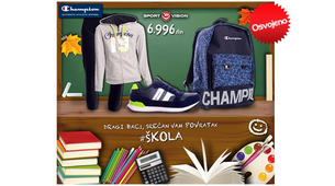 Osvoji Champion pakete za početak školske godine