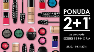 Made in Sephora akcija 2+1