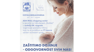 Specijalna tribina posvećena Nedelji dojenja u Ada Mall-u